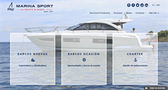 Desktop Screenshot of marinasport.es