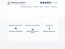Tablet Screenshot of marinasport.es
